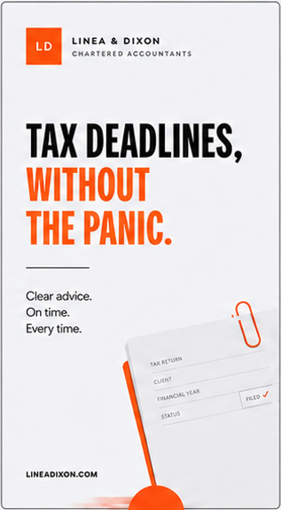 Linea and Dixon post reading Tax deadlines, without the panic.